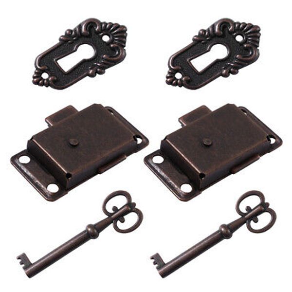 Jewelry Lock Set File Cabinet Lock Replacement Antique Cabinet Lock Box Hasp