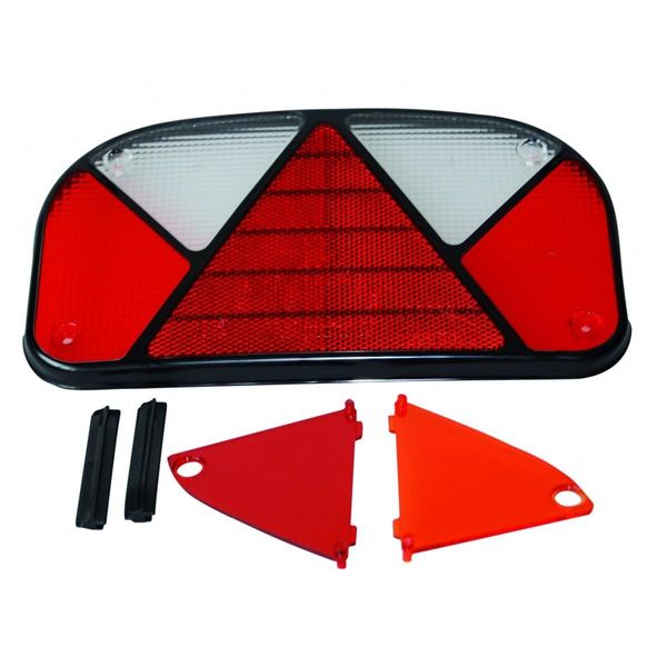 Aspock Rear Combination Lens Only, Multipoint 2, Trailer, Fits Ifor Tippers