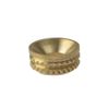 Screw Cup Sockets Solid Brass Polished No. 8 Bag 100