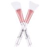 2 Pcs Silicone Face Mask Brush, DUAIU Face Mask Brushes Facial Mud Mask Applicator, Hairless Makeup Brush Masks Applicator Spatula for Mud, Clay, Charcoal Mixed Mask Make Up Tools