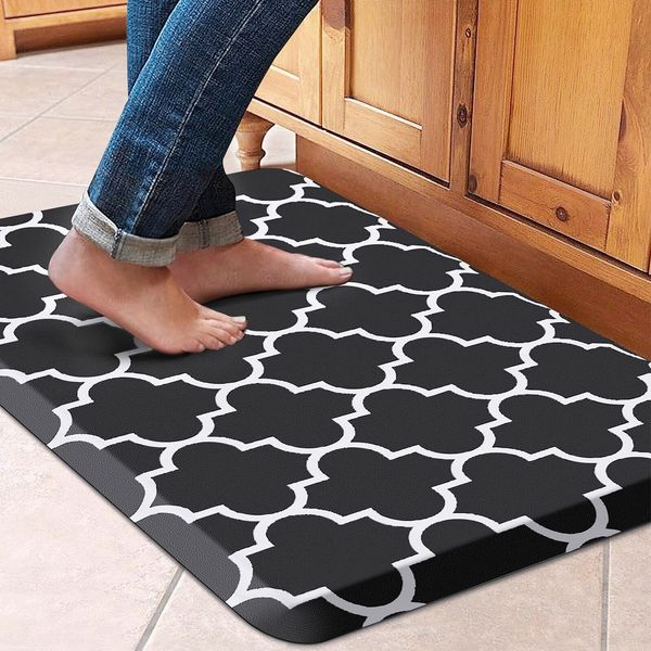 WISELIFE Anti-Fatigue Cushioned Kitchen Mat / Rug ,17.3"x 28",Non Slip Heavy ...