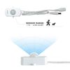 Sensky BS010W 12V-30V DC 3A Pir Motion Sensor Long Distance Time Adjustable Motion Sensor Light Switch (White, without light sensor)