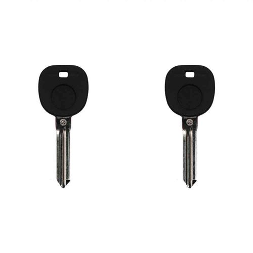 LTT Replacement Transponder B111 Ignition Car Key for Cadillac SRX 2007-2009 Part Number 23372322 Chip ID 46 (Circle+) Pack of 2