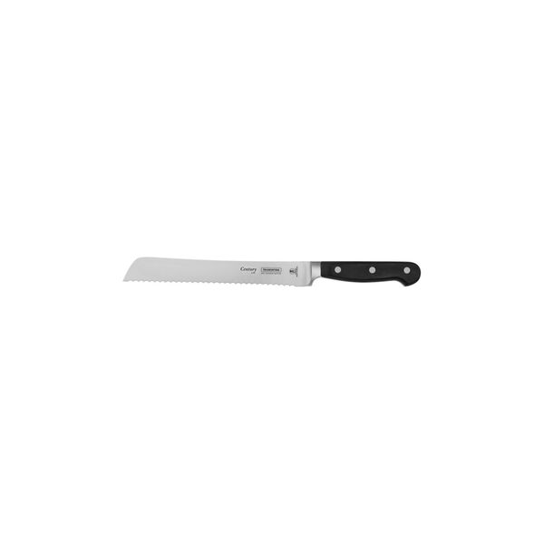 Tramontina Century 24009-108 Bread Knife 20 cm Stainless Steel DIN 1.4110 Black Rustproof