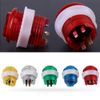 Button, 5Pcs LED Illuminated 5V Push Button with Microswitch for Game 24mm
