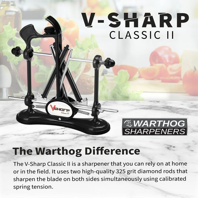 Warthog Sharpeners V Sharp Classic II Knife Sharpener 