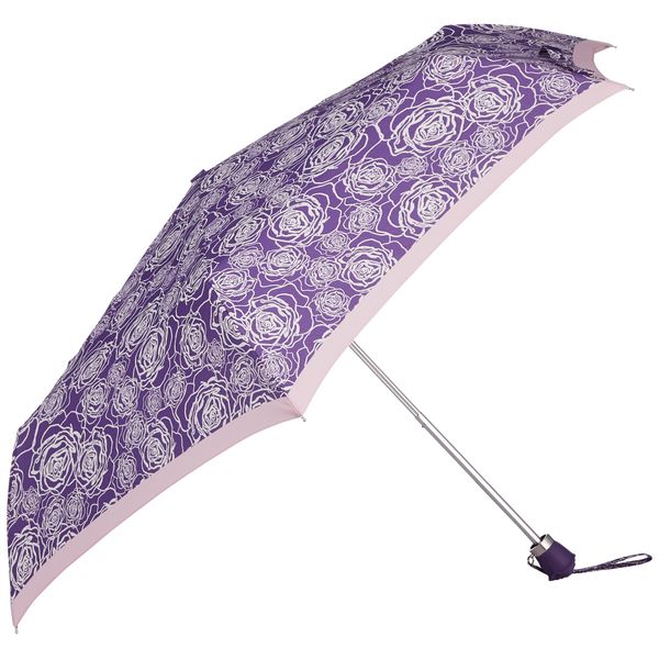 MOONBAT FULTON Folding Umbrella, Rain Umbrella, Women's, Gift, Present, 21.7 inches (55 cm), Sketchy Rose