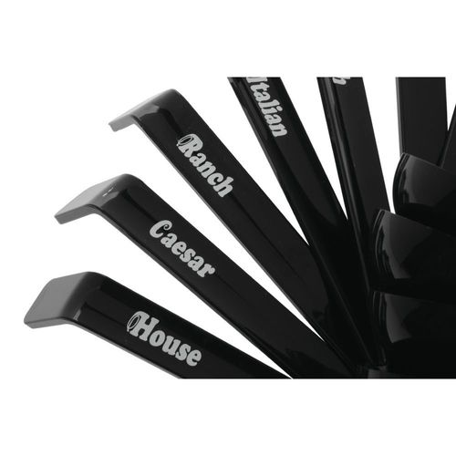 Cambro LD85A110 Camwear Ladle (Assortment Pack), 8-1/2", 3/4 Ounce, Black, NSF, 12-units