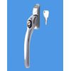 Connoisseur window handle in Hardex Chrome with 40mm spindle