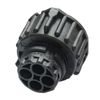 Round Plug Set Pin + Socket 2-Pin AMP DIN 72585 Round Connector Ring IP67