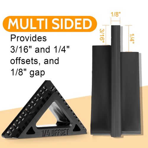 unniu Trimble Professional Grade Door & Window Trim Installation Tool - Precision 3/16" & 1/4" Reveal Gauge for Carpenters, Contractors & DIY Home Renovation Projects 2 Pack