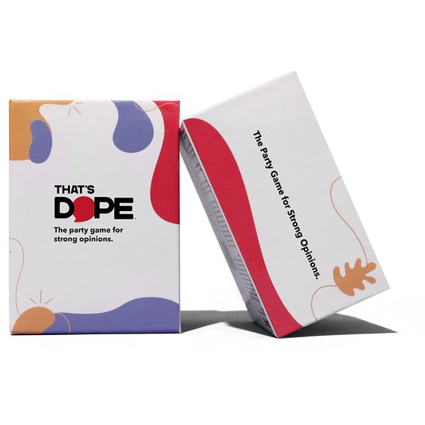 That's Dope: The Party Game for Strong Opinions • Core Pack | 288 Topic Cards, 6 Voting Card Game Set | Fun Adult and Family Party Game