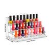 Marketero Metal Nail Polish Stand Organiser Holder Rack 3 Tiers, Nail Varnish Cosmetic Makeup Organiser Stand Storage Display White