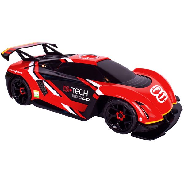 Sunny Days Entertainment Maxx Action Full Throttle – Push Pedal to Race | Red Sports Car for Kids | Lights, Sounds and Motorized Drive