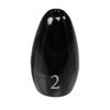 Reaction Tackle Tungsten Flipping Weights Sinkers - 1oz Black