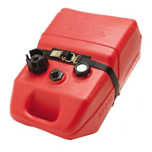 BoatBuckle Kwik-Lok Gas Tank Battery Box with Tie-Down Strap, 1-Inch x 4-Feet, Beige (F05343)