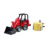 Schaeffer Compact Loader 2034 w Bale Gripper and Bale