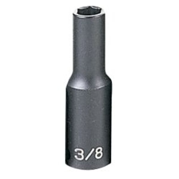 Grey Pneumatic 1012D 3/8 Drive Deep Fractional Impact Socket 3/8