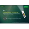 NITECORE TIKI GITD 300 Lumen USB-Keychain Flashlight UV/High CRI LED + USB Cable
