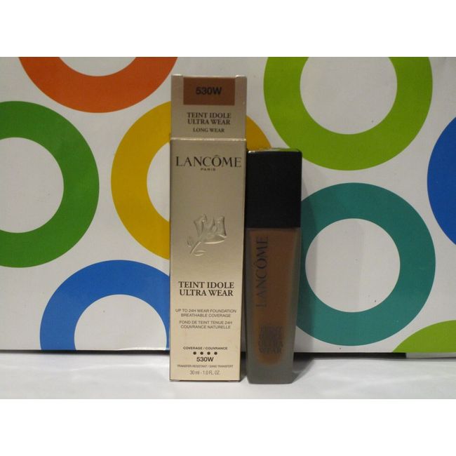 LANCOME ~ TEINT IDOLE ULTRA WEAR LONG WEAR FOUNDATION ~ # 530 (W) ~ BOXED