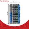 AZDelivery 8 Channel Relay Module 5V DC Solid State Relay Low Level Trigger Power Switch Relay Board compatible with Arduino and Raspberry Pi including eBook