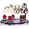Cake Topper Auguri Dottore plex