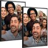 Anozie 18x24 Picture Frame Black, designer Picture Frames with HD Plexiglass