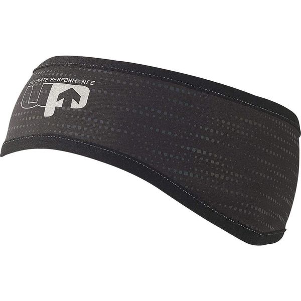 Ultimate Performance Reflective Runners Headband Ear Warmer, Black/Multi, S/M