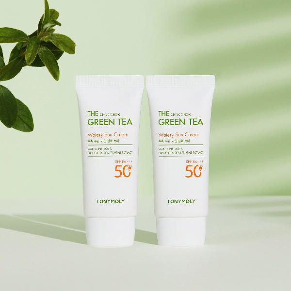 Tony Moly The Moist Green Tea Moisture Sun Cream Double Special Set (2 packs of 50ml) Double Special Set 445077