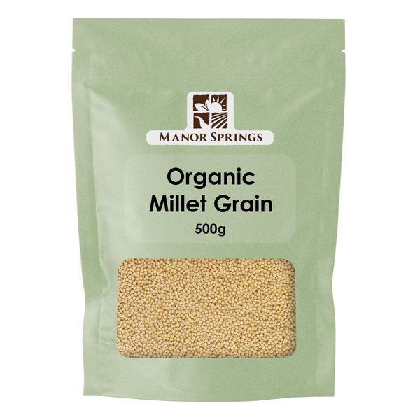 Organic Millet Grain 500g by Manor Springs Organic