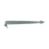 Wrought Iron Black Door Hinge Heart Diamond Etch Pintle Strap Design