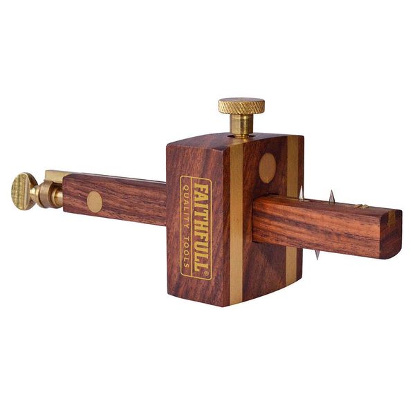 Faithfull Rosewood Combination Gauge-Screw Adj