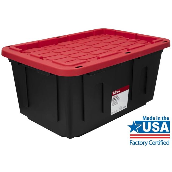 Sterilite 4PCS 50 Gallon Tote Plastic Storage Bins Large Storage