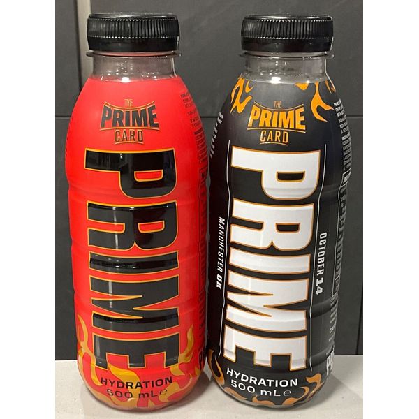 Prime Hydration Card Black & Prime Card Red Bundle Boxing Event October 14 UK