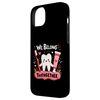 Hülle für iPhone 14 Plus Funny Tooth and Paste We Belong Toothgether Dentist