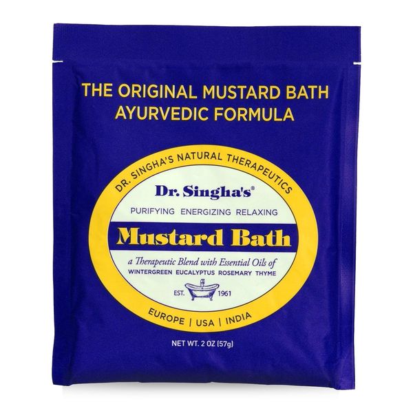 Dr. Singha's Mustard Bath, Therapeutic Bath Salts, 2 Oz