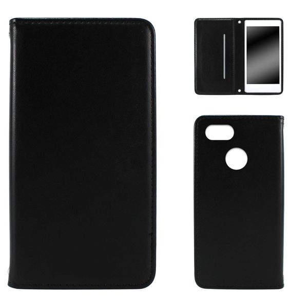 WHITENUTS Google Pixel 3 G013A Case Folio Stylish Black TC-D002970/MX