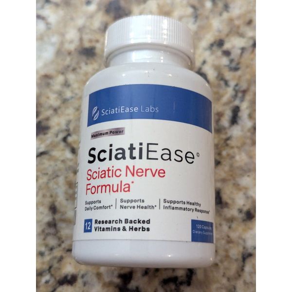 SciatiEase Labs Sciatic Nerve Formula 120 Casules exp: 12/2026