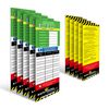 Safety King 10 Access Equipment Tag Inserts - High Visibility Access Equipment Inspection Tag Inserts