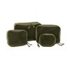 Brandit US Cooper Packing Cubes (Olive) for Travel and Outdoor Adventure, 4 Piece Bag Set for Clothes, Shoes and Equipment, Space Saving Luggage Organizer for Backpack and Suitcase, olive