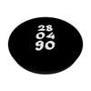 28.04.90 - Birthdate Design with Birth Day.Month.Year PopSockets Swappable PopGrip