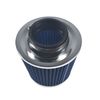 OQUGRHR 76mm Universal Performance High Flow Cone Air Intake Filter Blue