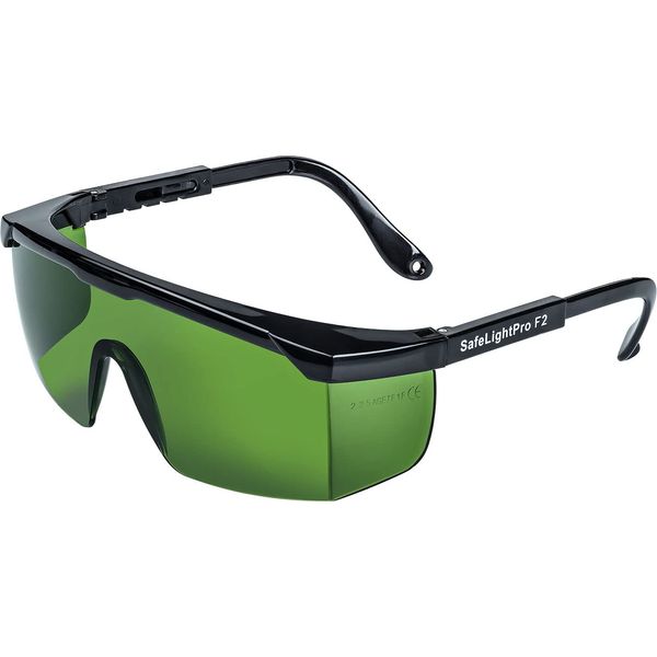 SafeLightPro F2 Special Eye Protection Against Light impulses (Flashes) emitted by HPL and IPL Hair Removal Devices, Eye Protection Goggles-Safety Glasses, UV Protection.