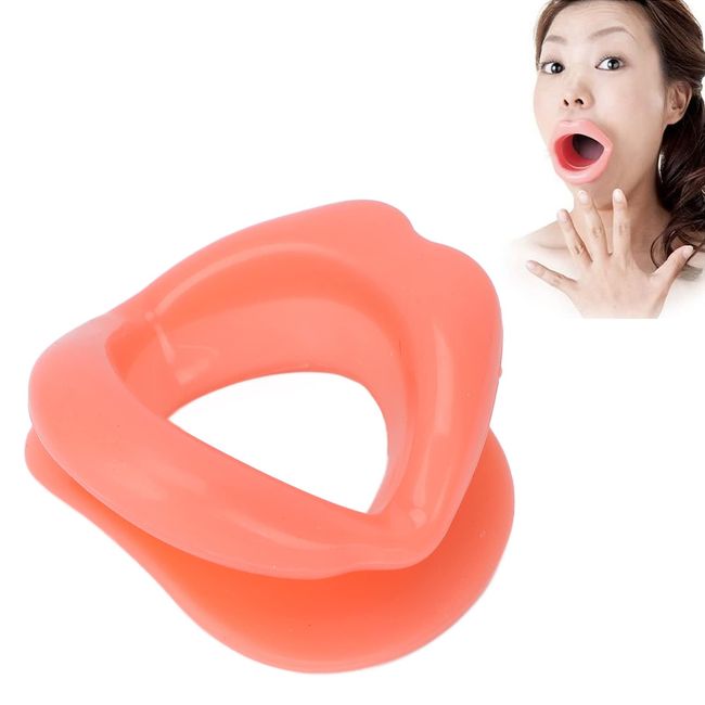 Lip Trainer, Face Slim Exerciser Oral Mouth Muscle Massage Tool Muscle Lips Trainer Tightener Silicone Face Slimming Tightening Smile Trainer Lip Exerciser Face Lift Slimmer Facial Oral Exerciser