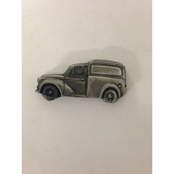 Morris Minor Van Split-Screen ref165 pewter effect 3D car magnet for fridge,filling cabinet metal surface