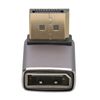 kenable DisplayPort 8K Right Angle Adapter 8K 60Hz (Vertical 90°)