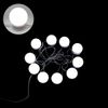 Vanity Lights for Mirror, 10 LED Bulbs Stick on Type USB Plug in LED Makeup