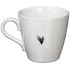 Hogdseirrs Scroll Heart Mug, Black, 10113