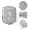 Jagowa Mini First Aid Kit Medicine Storage Bag Portable Multifunctional Empty Bag for Travel Camping Hiking Outdoor (Grey)