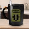 82nd Airborne Coffee Mug - BDU Green - Both Sides